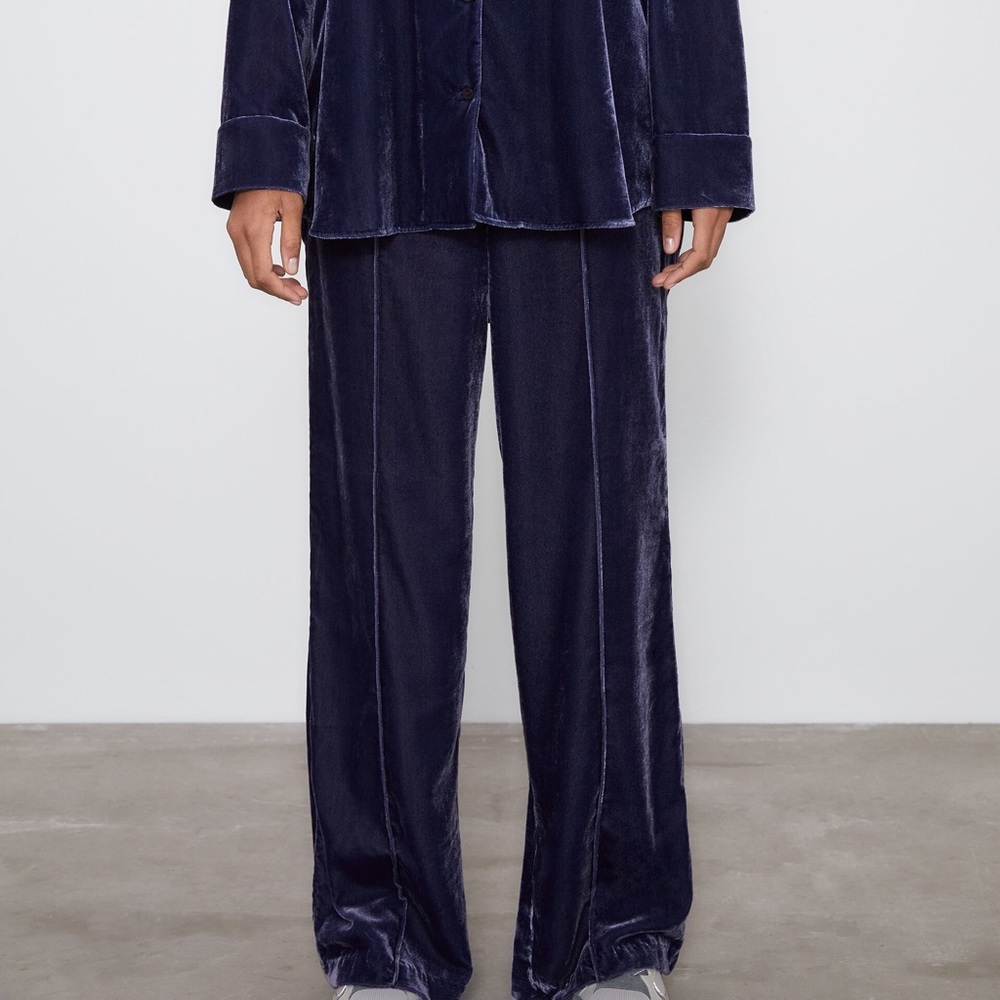 ZARA VELVET‎ PANTS